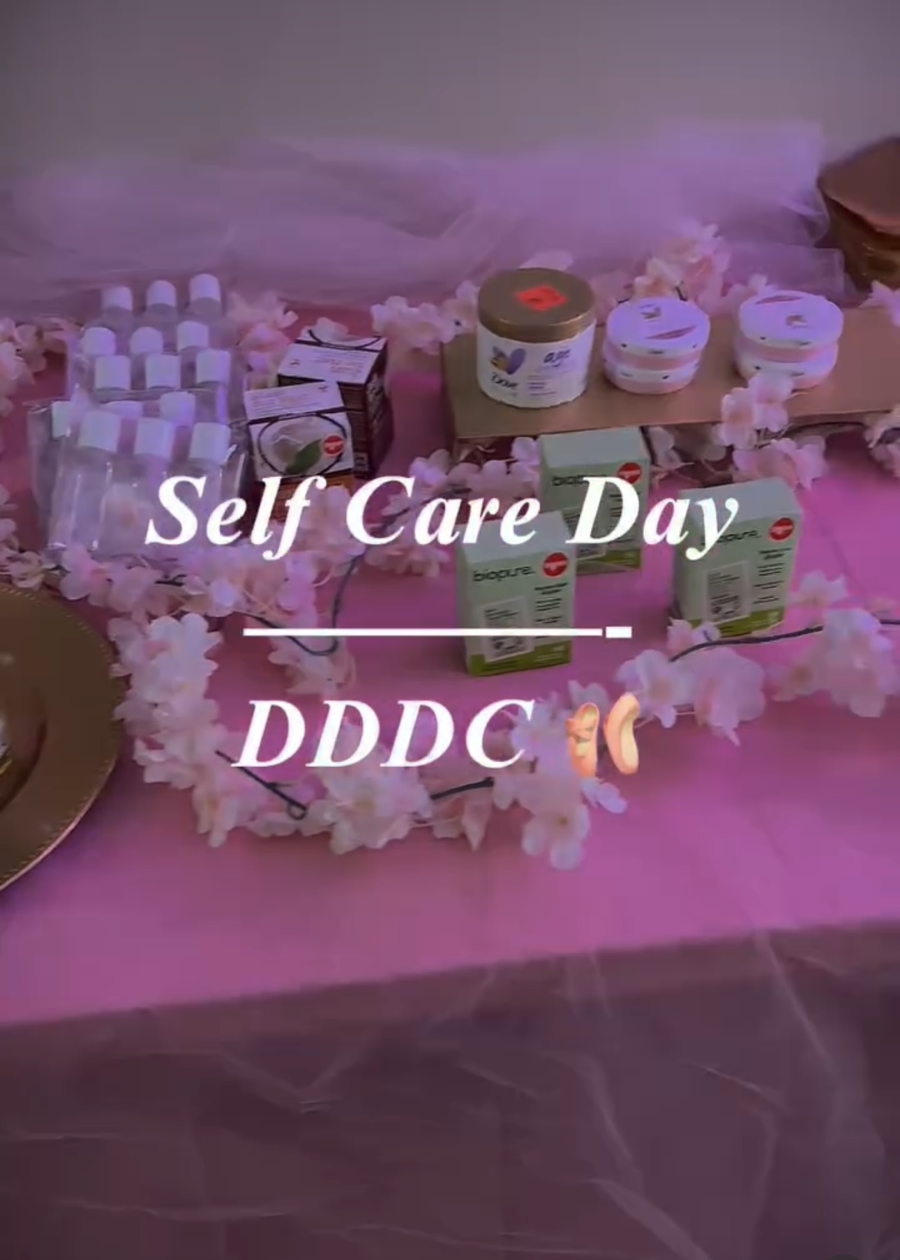 Self Care Day setup for DDDC